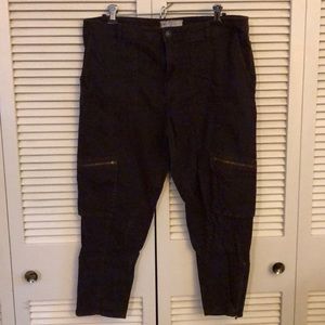 Free People Brown Skinny Cargo Pant